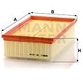 MANN-FILTER C30004 for AUDI; SEAT; SKODA; VW - Air Filter