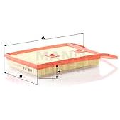 MANN-FILTER C35011 for AUDI;SEAT;SKODA;VW - Air Filter