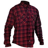 OXFORD Shirt KICKBACK CHECKER with Kevlar® Lining Red/Black M - Motorcycle Jacket
