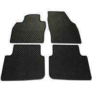 RIGUM Rubber Car Mats for ŠKODA KAMIQ 2019-> DESIGN, Black (Set of 4) - Car Mats