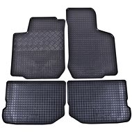 RIGUM Rubber Car Mats for ŠKODA Octavia 1997->2001, Black (Set of 4) - Car Mats