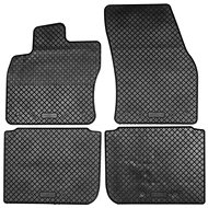 RIGUM Rubber Car Mats for ŠKODA KODIAQ 2017-> DESIGN, Black (Set of 4) - Car Mats