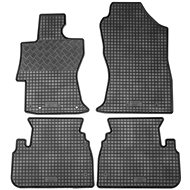 RIGUM Rubber Car Mats for SUBARU Impreza 2018->, Black (Set of 4) - Car Mats
