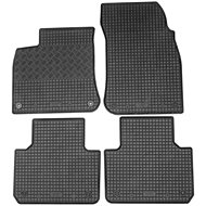 RIGUM Rubber Car Mats for VW TOUAREG 2018->, Black (Set of 4) - Car Mats