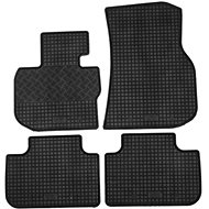 RIGUM Rubber Car Mats for BMW X4 G02 2018->, Black (Set of 4) - Car Mats