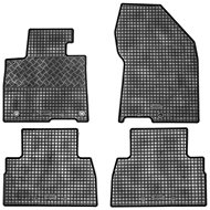 RIGUM Rubber Car Mats for HYUNDAI Santa Fe 2018->, Black (Set of 4) - Car Mats
