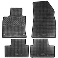 RIGUM Rubber Car Mats for RENAULT Clio 2019->, Black (Set of 4) - Car Mats