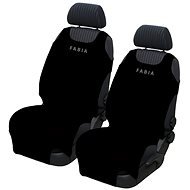 CAPPA Car T-shirt Fabia black 2pcs - Car Seat Covers