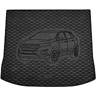 ACI FORD Edge 2016->Rubber Boot Tray with Car Illustration, Black - Boot Tray