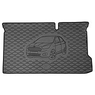 ACI FORD Ka 2009->2014 Rubber Boot Tray with Car Illustration, Black - Boot Tray