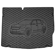 ACI KIA Niro 2016->Rubber Boot Tray with Car Illustration, Black - Boot Tray