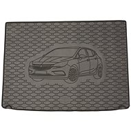 ACI OPEL Astra 08/2015->Rubber Boot Tray with Car Illustration, Black - Boot Tray