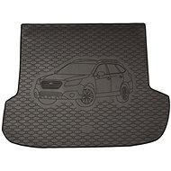 ACI SUBARU Outback 2015->Rubber Boot Tray with Car Illustration, Black - Boot Tray