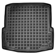 ACI ŠKODA SUPERB 2008->2013 Rubber Boot Tray with Anti-Slip Treatment, Black - Boot Tray
