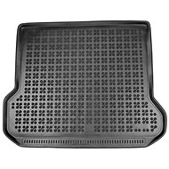 ACI VOLVO V70, 2007->Rubber Boot Tray with Car Illustration, Black - Boot Tray