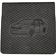 ACI OPEL Astra 08/2015-> Rubber Boot Tray with Car Illustration, Black - Boot Tray