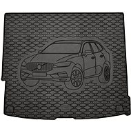 ACI VOLVO XC60, 2017->Rubber Boot Tray with Car Illustration, Black - Boot Tray