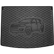 ACI JEEP COMPASS 2017-> Rubber Boot Tray with Car Illustration, Black (HB - Upper or Lower Position) - Boot Tray