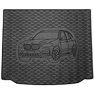 ACI BMW X3 G01, 2017-> Rubber Boot Tray with Car Illustration, Black - Boot Tray