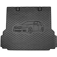 ACI BMW 5, 2017-> Rubber Boot Tray with Car Illustration, Black (Estate) - Boot Tray