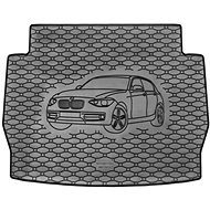 ACI BMW 1 F20/F21, 2011->2015 Rubber Boot Tray with Car Illustration, Black - Boot Tray