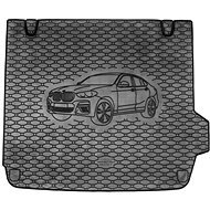 ACI BMW X4 G02, 2018-> Rubber Boot Tray with Car Illustration, Black - Boot Tray