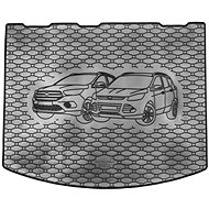 ACI FORD Kuga 2012->2016 Rubber Boot Tray with Car Illustration, Black (Upper or Lower Position) - Boot Tray