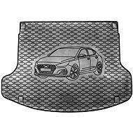 ACI HYUNDAI i30, 2017->19 Rubber Boot Tray with Car Illustration, Black (Upper Position) - Boot Tray