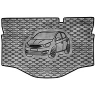 ACI MITSUBISHI Space Star 2018-> Rubber Boot Tray with Car Illustration, Black - Boot Tray