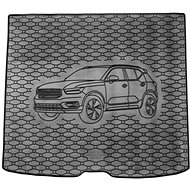 ACI VOLVO XC40, 2018 Rubber Boot Tray with Car Illustration, Black - Boot Tray