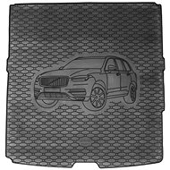 ACI VOLVO XC90, 2014-> Rubber Boot Tray with Car Illustration, Black - Boot Tray