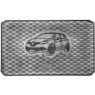 ACI RENAULT Captur 2013-> Rubber Boot Tray with Car Illustration, Black - Boot Tray