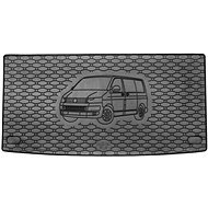 ACI VW TRANSPORTER 2003->2009 Rubber Boot Tray with Car Illustration, Black (Short Version) - Boot Tray