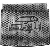 ACI AUDI Q3 18 - Rubber Boot Tray with Car Illustration, Black (Upper or Lower Position) - Boot Tray