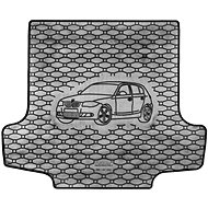 ACI BMW 1 E87, 2004->07 - Rubber Boot Tray with Car Illustration, Black - Boot Tray