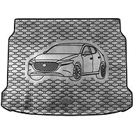 ACI MAZDA 3, 19 - Rubber Boot Tray with Car Illustration, Black - Boot Tray