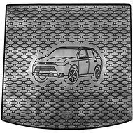 ACI MIT OUT 13 - Rubber Boot Tray with Car Illustration, Black - Boot Tray