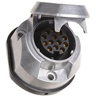 ACI Socket 13 pin 12V aluminium with fog lamp disconnect + gasket - Towing Socket