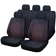 CAPPA Car Upholstery SYDNEY Black/Red - Car Seat Covers