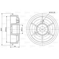 VALEO Brake drum 237010 - Brake drum