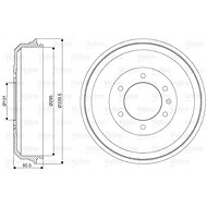 VALEO Brake drum 237019 - Brake drum