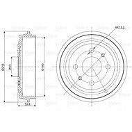 VALEO Brake drum 237027 - Brake drum