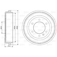 VALEO Brake drum 237029 - Brake drum