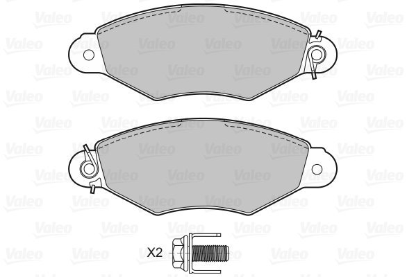 VALEO Brake Pads 601433 - Brake Pads
