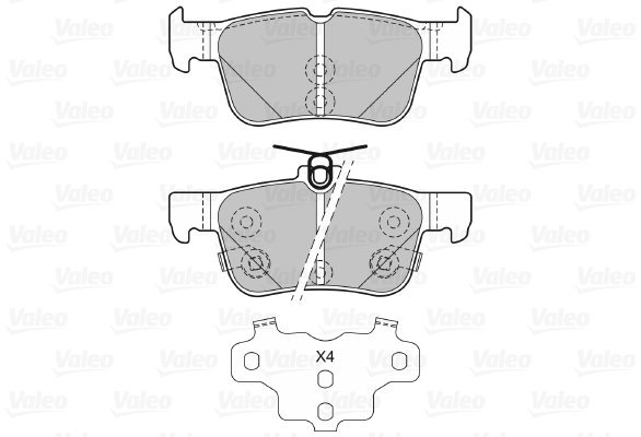 VALEO Brake Pads 601479 - Brake Pads