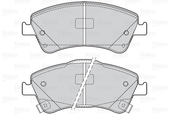 VALEO Brake Pads 302125 - Brake Pads