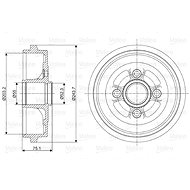 VALEO Brake drum 237062 - Brake drum
