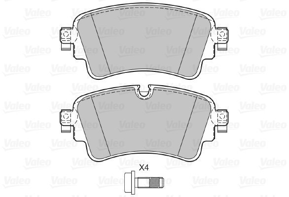 VALEO Brake Pads 601497 - Brake Pads