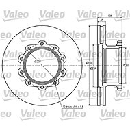 VALEO Brake Disc 187015 - Brake Disc