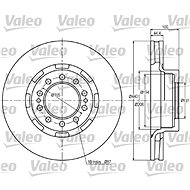 VALEO Brake Disc 187022 - Brake Disc